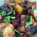 Cooksnap Qaisara Zahra semasa beliau membuat Rendang Ayam Kicap.