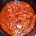 El cooksnap de Monica Alvarez cuando hizo Carne magra de cerdo con tomate.