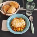 El cooksnap de Nicole Orlandi cuando hizo 🇪🇸 Pisto manchego 🥘 con huevos 🍳 morrón rojo y verde 🫑.