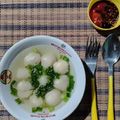 Cooksnap dari Berlian Soewandono untuk resep Bakso aci isi sandung lamur