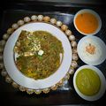 Astha Agarwal's cooksnap of when they made Palak paneer paratha.