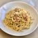 Cooksnap Dapur Yusfarisyia semasa beliau membuat Spaghetti Aglio Olio versi campak2.