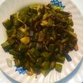 Seema Raghav का कुकस्नैप जब उन्होंने प्याज वाली भिंडी (Pyaz wali bhindi recipe in hindi) बनाया था।