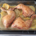 El cooksnap de Mónica Parra Sánchez cuando hizo Muslos de pollo al horno.