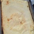 El cooksnap de Claudia cuando hizo Fainá de queso.