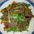 Cooksnap của Bòn Bon khi họ làm theo món Thịt bò xào đậu cove