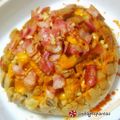 Cooksnap από amande στη συνταγή Ψωμί με τσένταρ, μπέικον και σκορδοβούτυρο