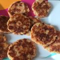 El cooksnap deGraciela Iglesias cuando hizo Tortitas de papa con jamón y queso panela.