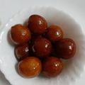 Shubhangi Joshi's cooksnap of when they made Gulab jamun with instant khoya.