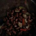 El cooksnap de Yaya cuando hizo Caraotas rojas (frijoles rojos).