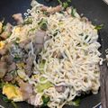 Liu Cathy 的 蒜辣鹹豬肉炒麵 cooksnap
