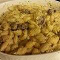 Gailie's cooksnap of when they made Italian chicken sausage and pasta.