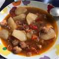 El cooksnap de alvaromondo cuando hizo Guiso de pulpo🐙🍜.