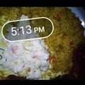 Chef K. Madaks Bakery's cooksnap of when they made Jollof rice.