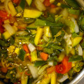 El cooksnap de Mario H. Davi cuando hizo Sopa de verduras con juliana de puerro y zanahoria.
