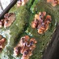 El cooksnap de Andy cuando hizo Budín de espinacas y nueces con glasé de limón💛.