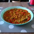 El cooksnap de Miguel APP cuando hizo Lentejas al curry rojo con ternera.