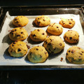 El cooksnap de Cris cuando hizo Maxi galletas con chips de chocolate rellenas de Nutella.