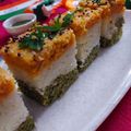 Mukti Bhargava का कुकस्नैप जब उन्होंने तिरंगी सैंडविच ढोकला (tiangi sandwich dhokla recipe in Hindi) बनाया था।
