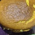 El cooksnap de Nina Simon cuando hizo Bizcochuelo🥧 en licuadora de mandarina 🍊y chocolate 🍫.