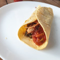 El cooksnap de Laura AO cuando hizo Burritos picantes de pollo deshilachado.
