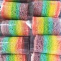 Cooksnap dari Maria dian untuk resep Mini Roll Cake Rainbow / Bolu Gulung Pelangi Kukus Anti Gagal