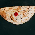 Mukta Shukla 's cooksnap of when they made Baked Chickpeas Quesadilla.