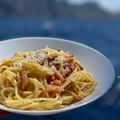 Koya Matsuno's cooksnap of when they made 10 minute carbonara.