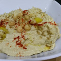 El cooksnap de Becky cuando hizo Humus mediterráneo, o paté de garbanzos.
