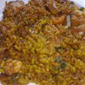 El cooksnap de AndresPR cuando hizo La paella mixta de mi padre.