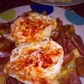 El cooksnap de manuel cuando hizo Huevos rotos con jamón.