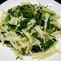 小白 的 馬鈴薯炒地瓜葉 cooksnap
