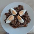 El cooksnap de Raquel De Frutos Arevalo cuando hizo Salteado de champiñones al ajillo con huevo poché.