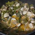 El cooksnap de Mamen Valverde cuando hizo Judías verdes con gambas.