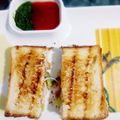 Shweta Godhani Jodia's cooksnap of when they made વેજ પેરી પેરી સેન્ડવીચ (Veg. Peri Peri Sandwich Recipe In Gujarati).