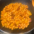 El cooksnap de Jana Gonzalez cuando hizo Garbanzos con jamón y chorizo.