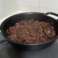 El cooksnap de Loli Morente cuando hizo Hígados y corazones de pollo a la cerveza.