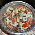 El cooksnap de Patricia Moyes cuando hizo Ensalada de lentejas y más.
