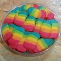Cooksnap dari Fitri_kahomarcake untuk resep Lidah Kucing Rainbow (Tanpa Cetakan)