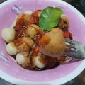 Cooksnap dari Piyo Kitchen 🎀 untuk resep Cilok Sambal Kacang