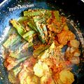 Payal Sachanandani (payal's kitchen)'s cooksnap of when they made સેયલ ભીંડી પોટેટો સબ્જી (Seyal Bhindi Potato Sabji Recipe In Gujarati).