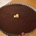 Cooksnap από Olga 👩‍🍳 στη συνταγή Τάρτα σοκολάτας με περισσεύματα κουραμπιέ