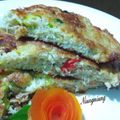 Cooksnap dari Niung Niung untuk resep Hintalu benyiur (telur dadar kelapa parut)