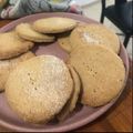 El cooksnap de Aldana Barrionuevo cuando hizo Galletitas de manteca sin huevo.