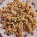 El cooksnap de Carles Teixidó cuando hizo Pasta con salmón (penne al salmone).
