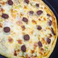 صورة من Iady döödy، شاركها بعد تجربة وصفة بيتزا بالرومى والموتزاريلا والشيدر