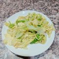 รูป Cooksnap ของ JIRAMATH PAETONG เมื่อเขาทำ กะหล่ำปลีผัดน้ำปลา