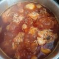 El cooksnap de Toño Cordero Murga cuando hizo Pollo guisado con champiñones y patatinos.
