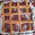 El cooksnap de Nathy Guiñazu cuando hizo Pastafrola con harina leudante de membrillo y batata.