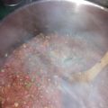 El cooksnap de Don Cleto cuando hizo Salsa de tomate en conserva.